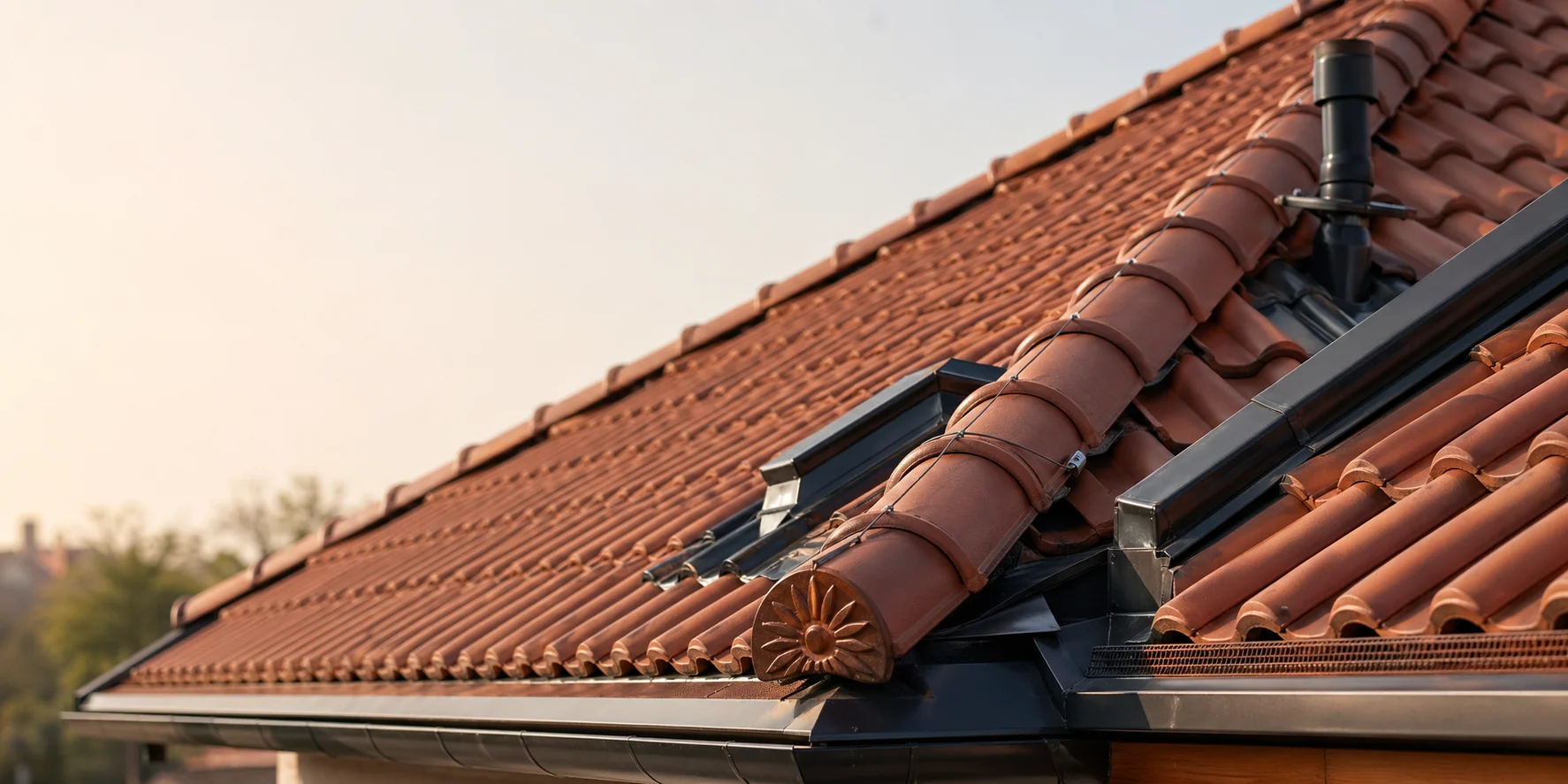 Tetőfedés precíz részletei