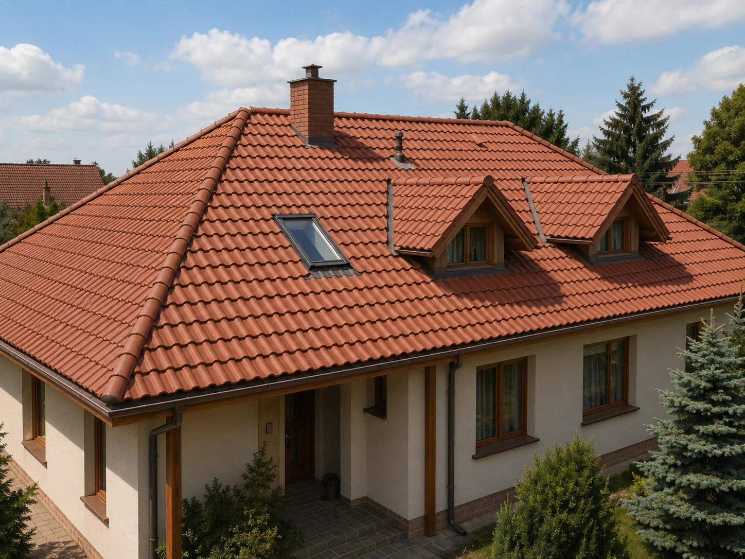 Cseréptető — befejezett munka