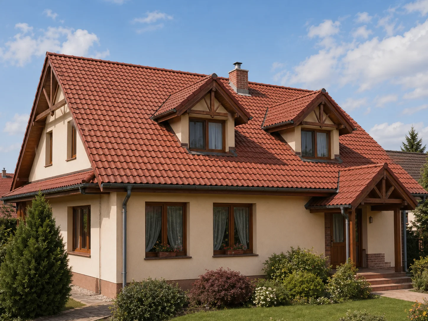 Felújított cseréptető